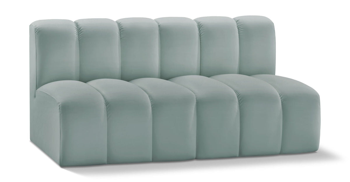 Arc - Faux Leather 2 Seats Modular Sofa