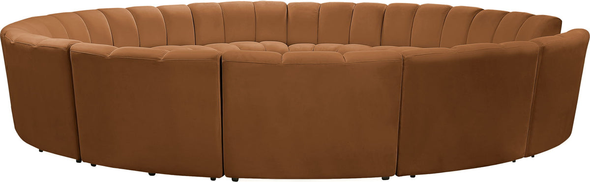 Infinity - 12 Piece Modular Sectional - Saddle