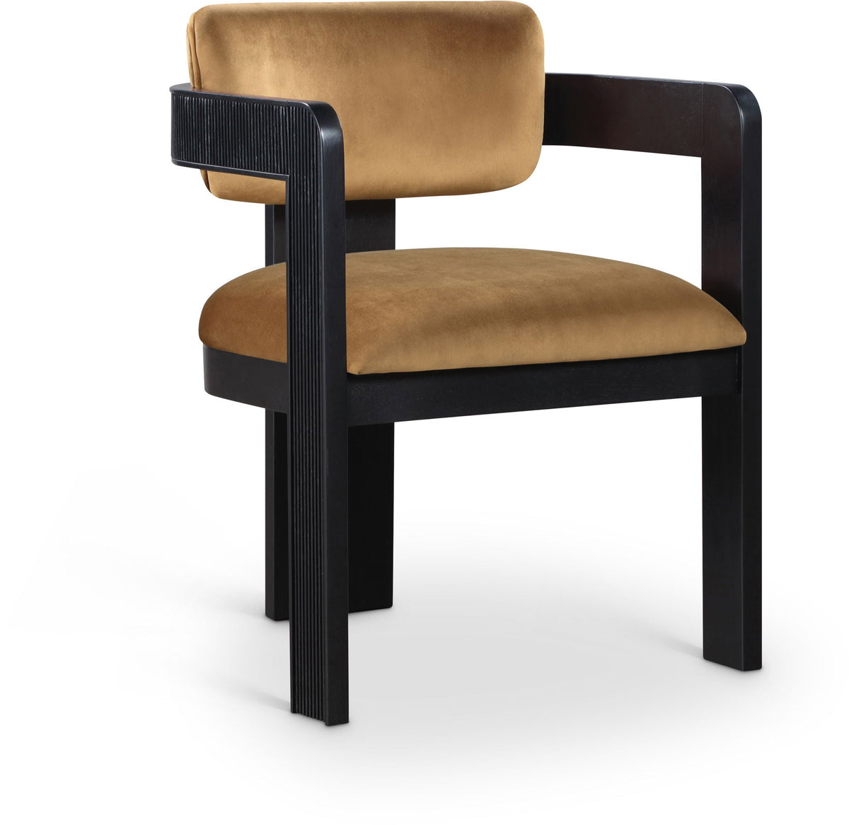 Sacha - Velvet Dining Chair With Black Base (Set of 2)