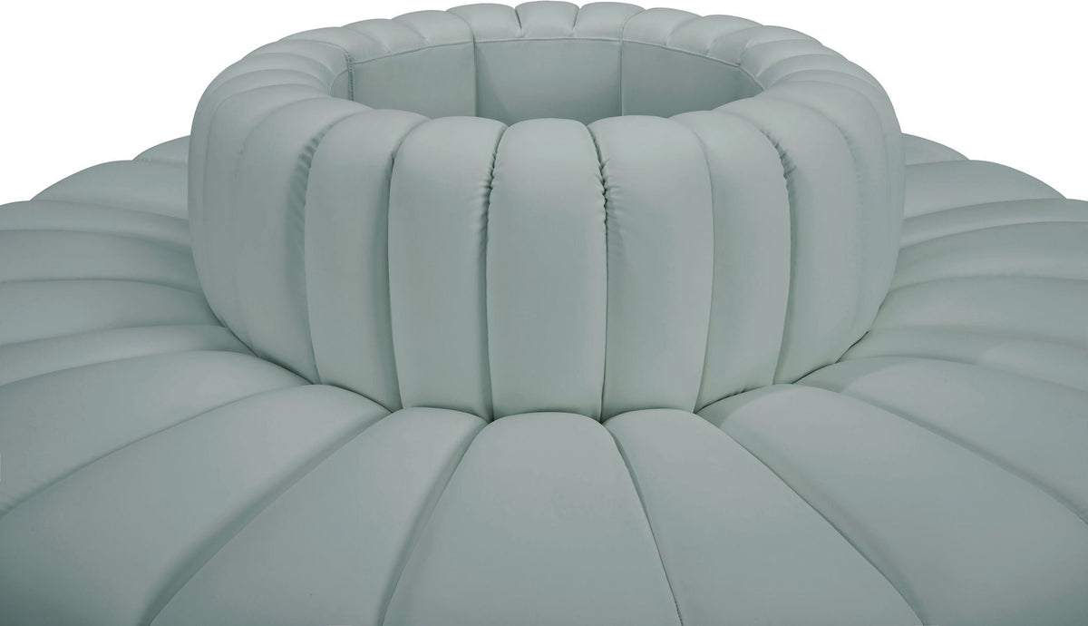 Arc - Faux Leather 8 Piece Round Modular Sofa
