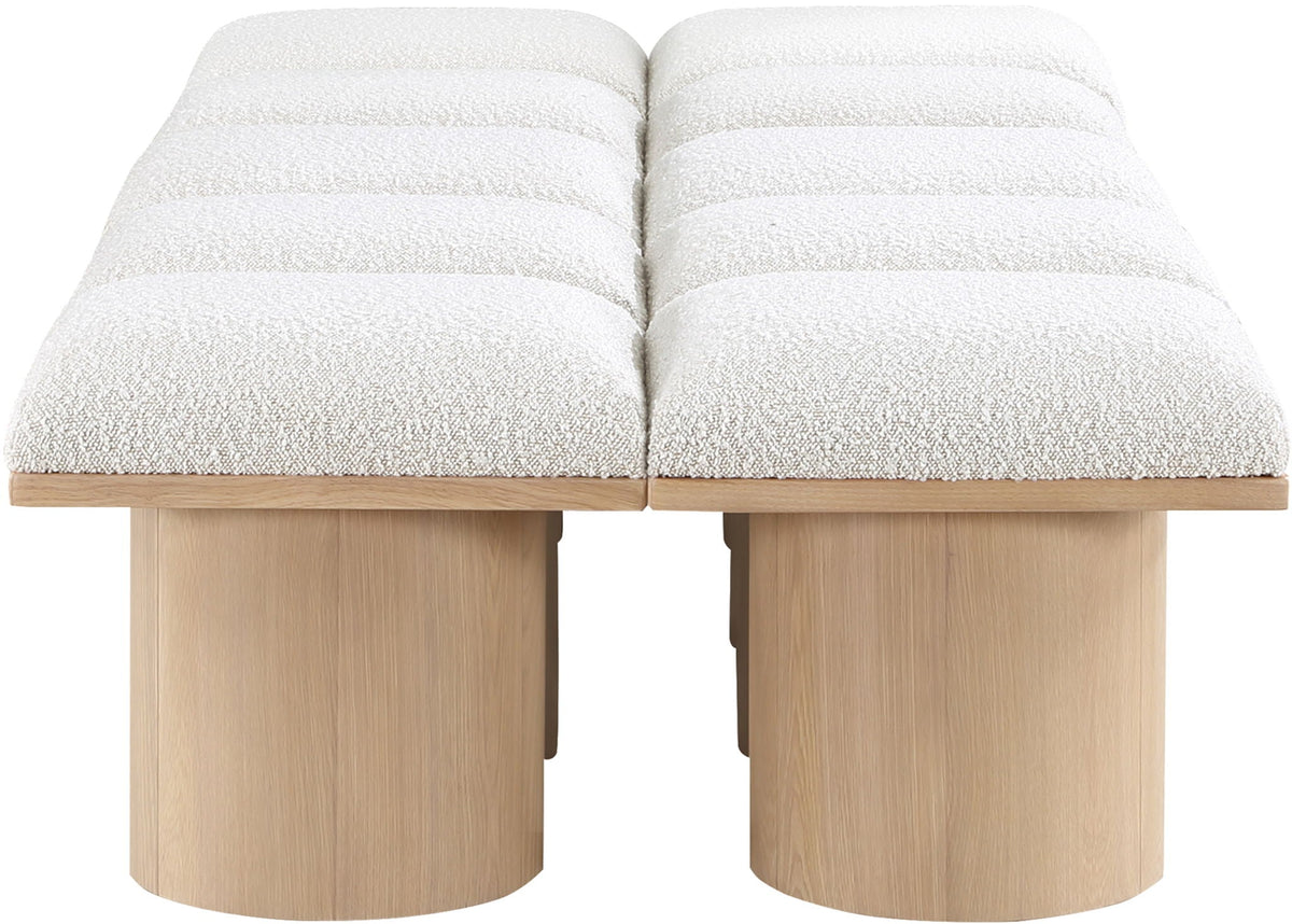 Pavilion - 10 Piece Modular Bench With Natural Base