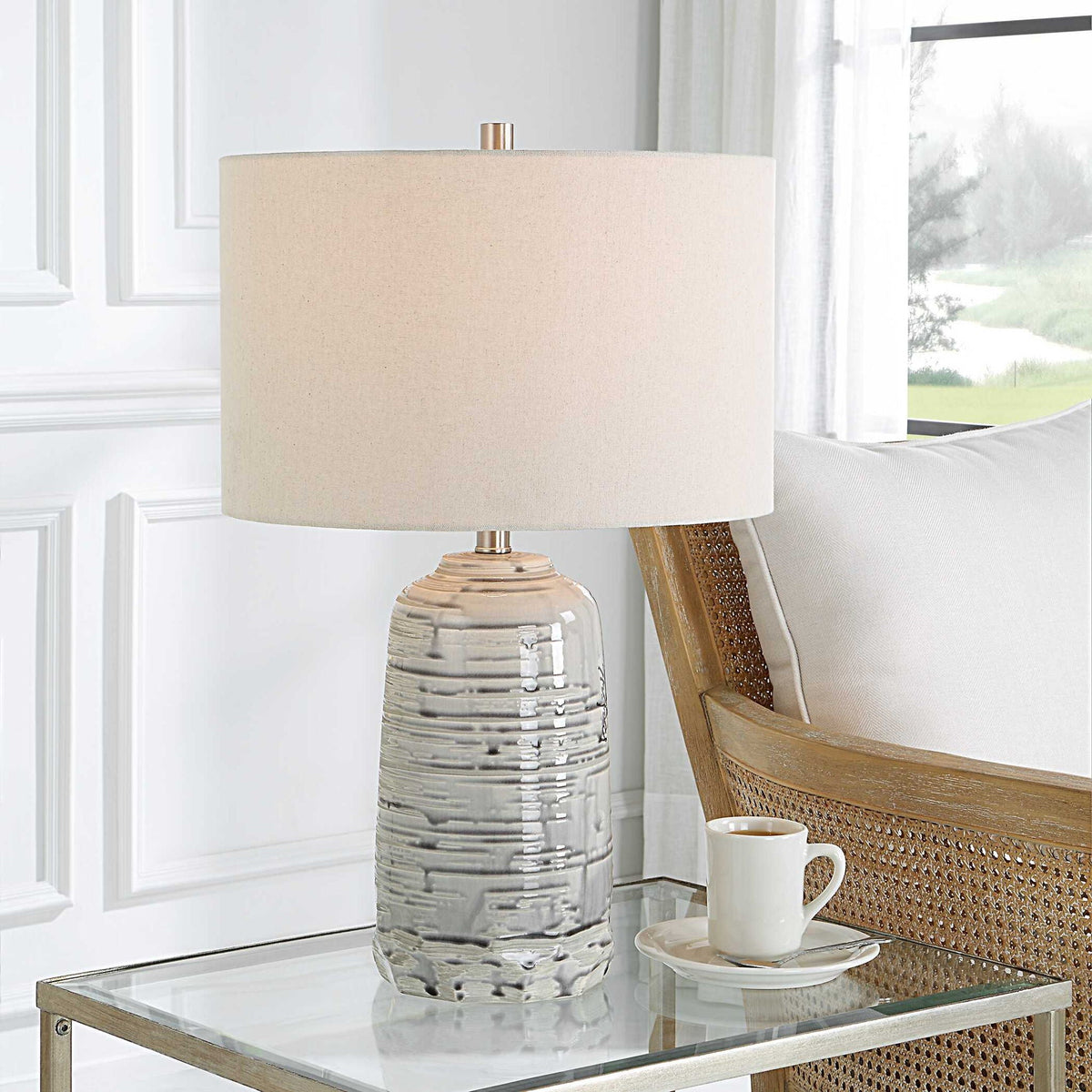 Cyclone - Table Lamp - Ivory