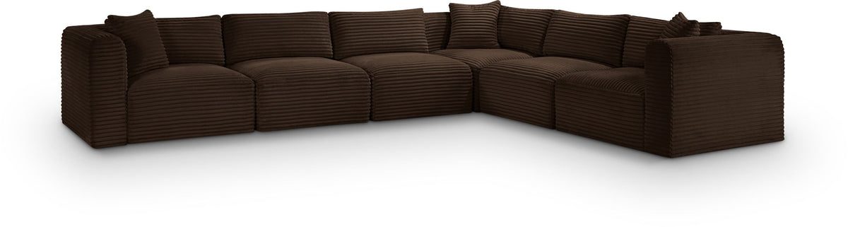 Shaggy - 6 Piece Modular Corner Sectional
