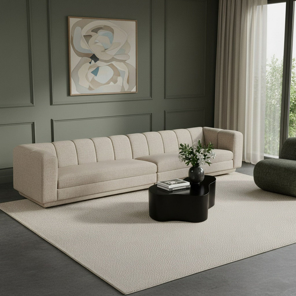 Modari - Sectional - Beige