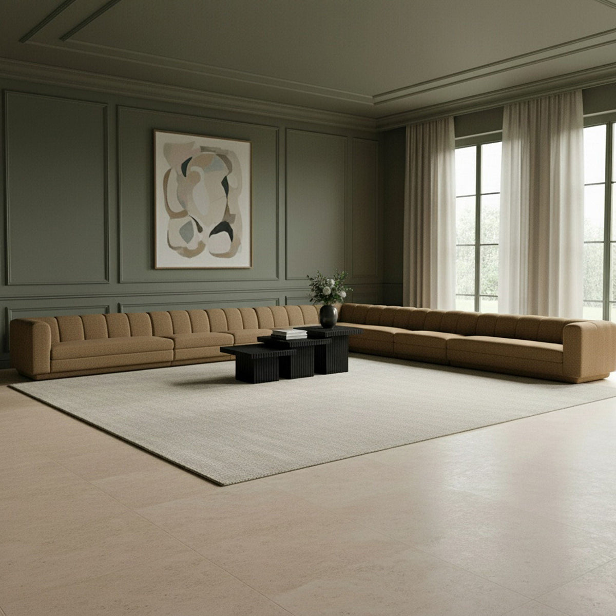 Modari - Sectional - Brown