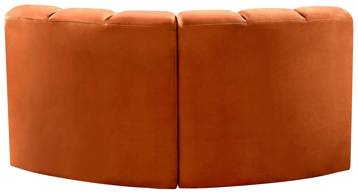 Arc - Velvet 2 Piece Modular Sofa