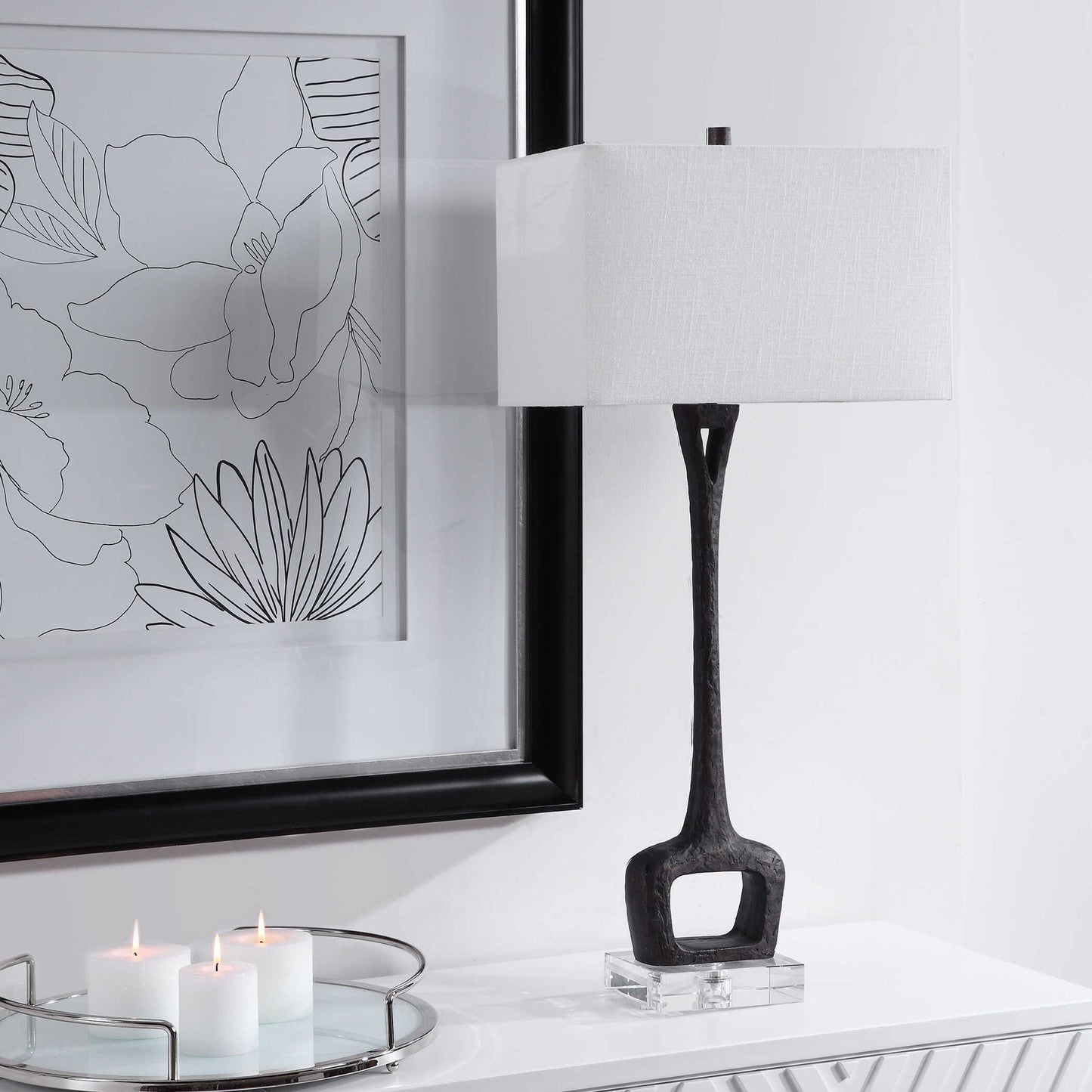 Darbie - Iron Table Lamp - Black