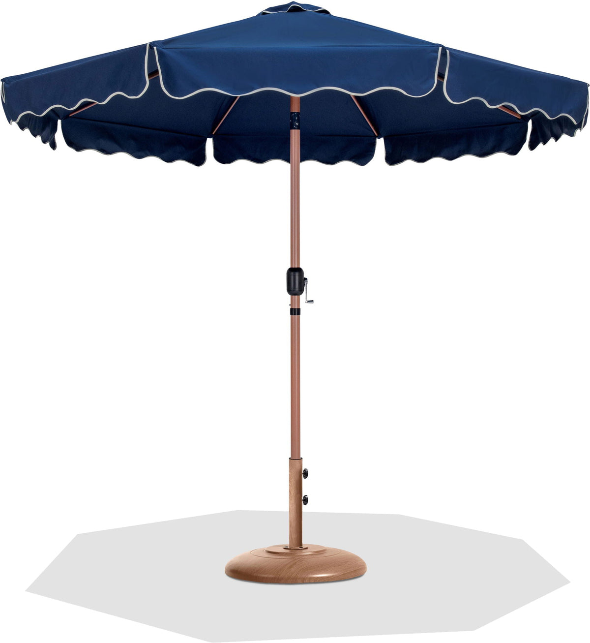 Amalfi - Patio Umbrella - Light Brown Base / Light Brown Pole