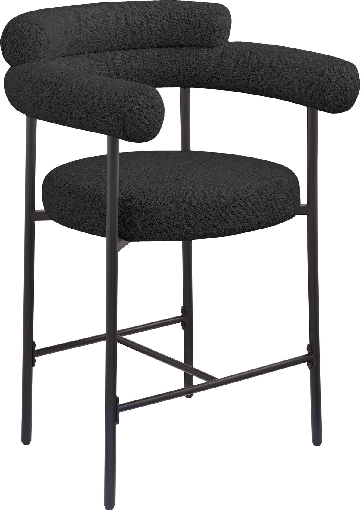 Blake - Counter Stool With Black Base (Set of 2)