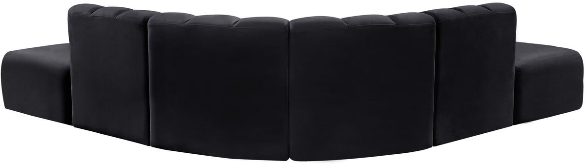 Arc - Velvet 6 Piece Corner Modular Sofa