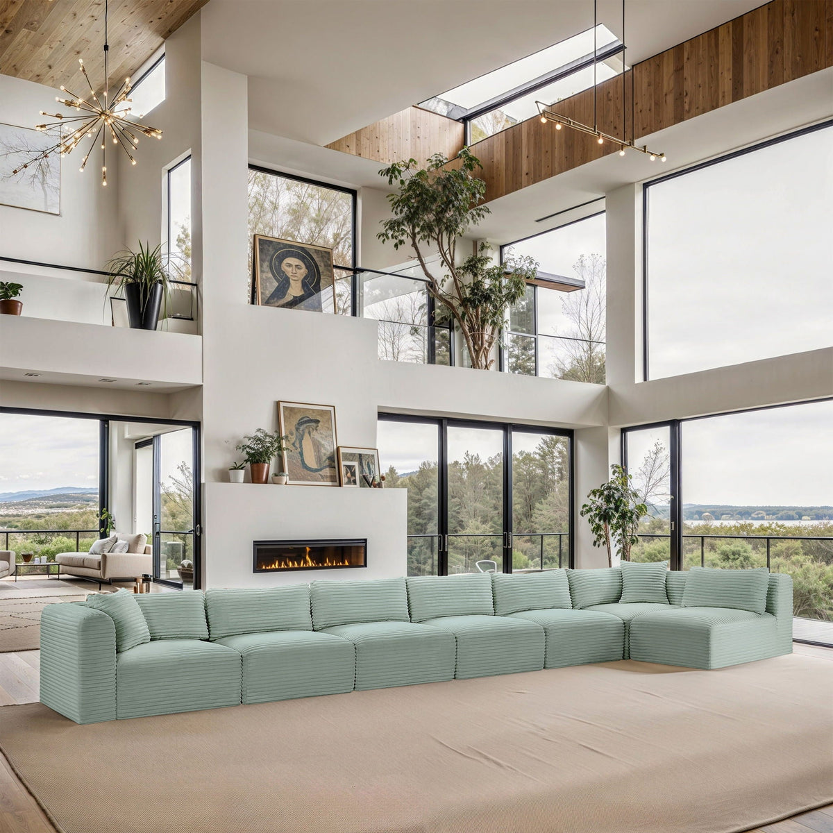 Shaggy - 7 Piece Modular Sectional