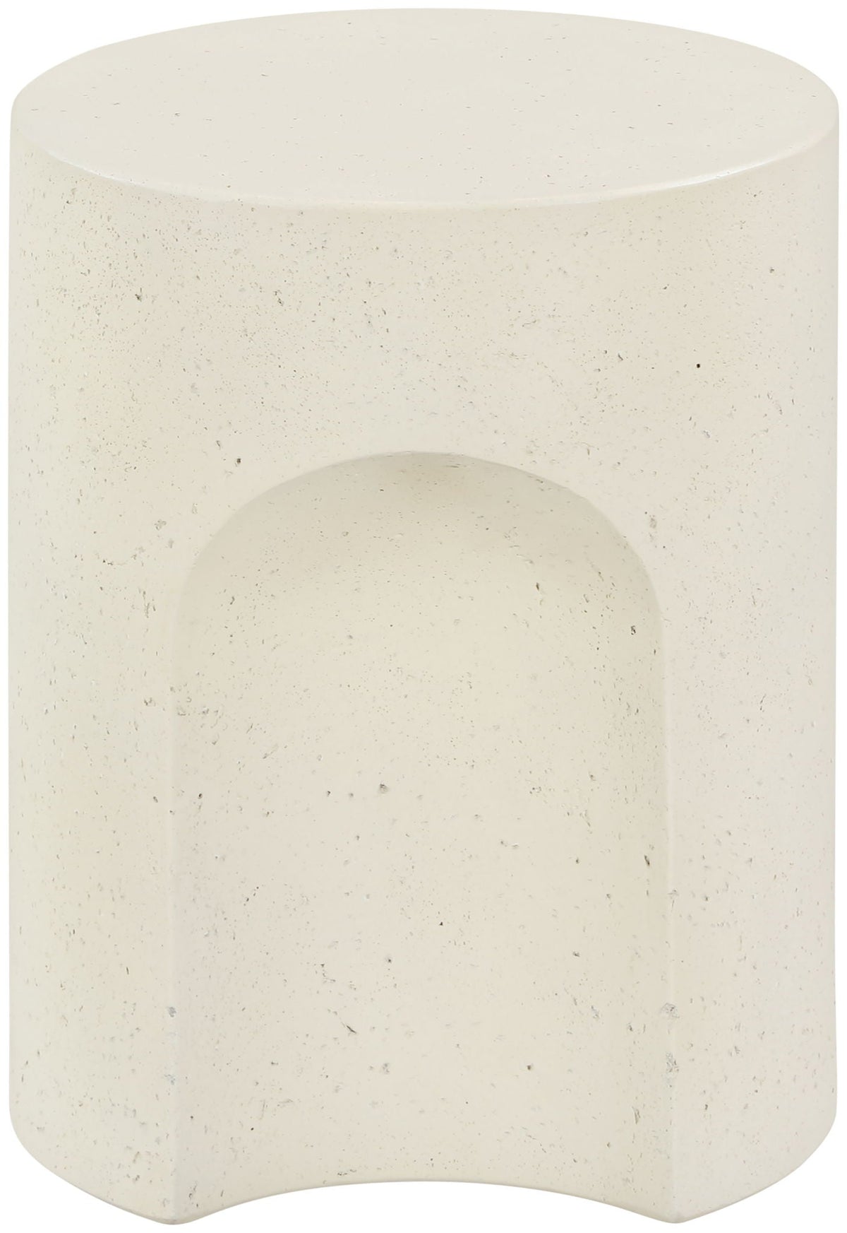 Olira - Concrete And Fiberglass Indoor / Outdoor End Table