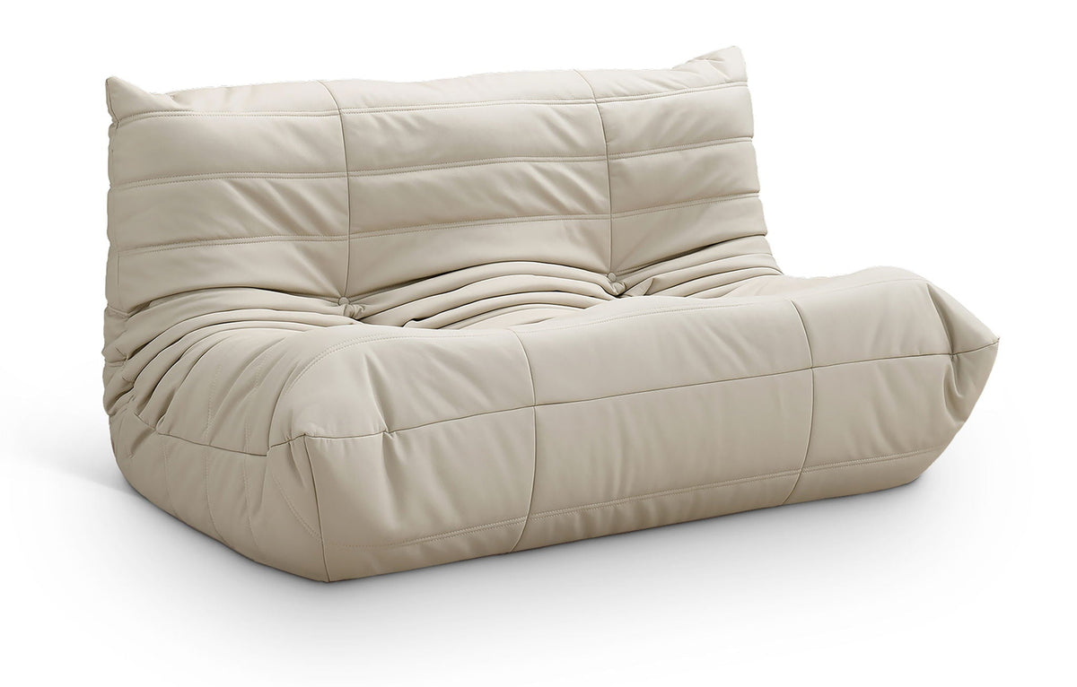 Relax - Vegan Leather 54.75" Upholstered Loveseat