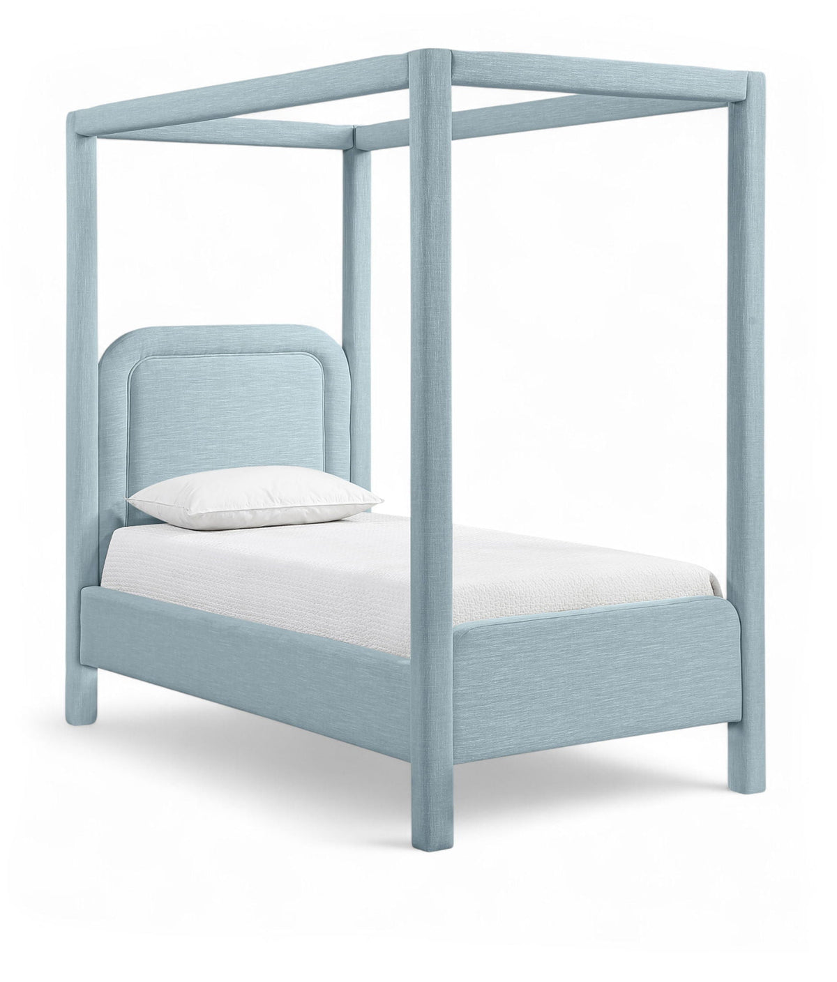 Salina - Linen Textured Fabric Upholstered Bed