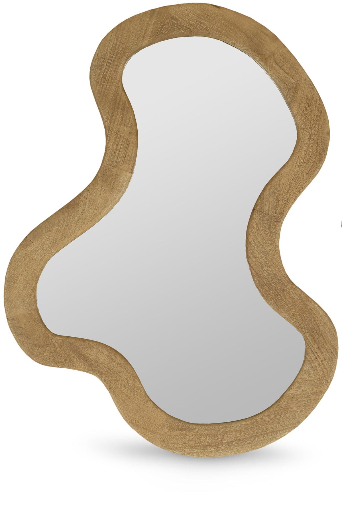 Oblique - Mirror - Wood
