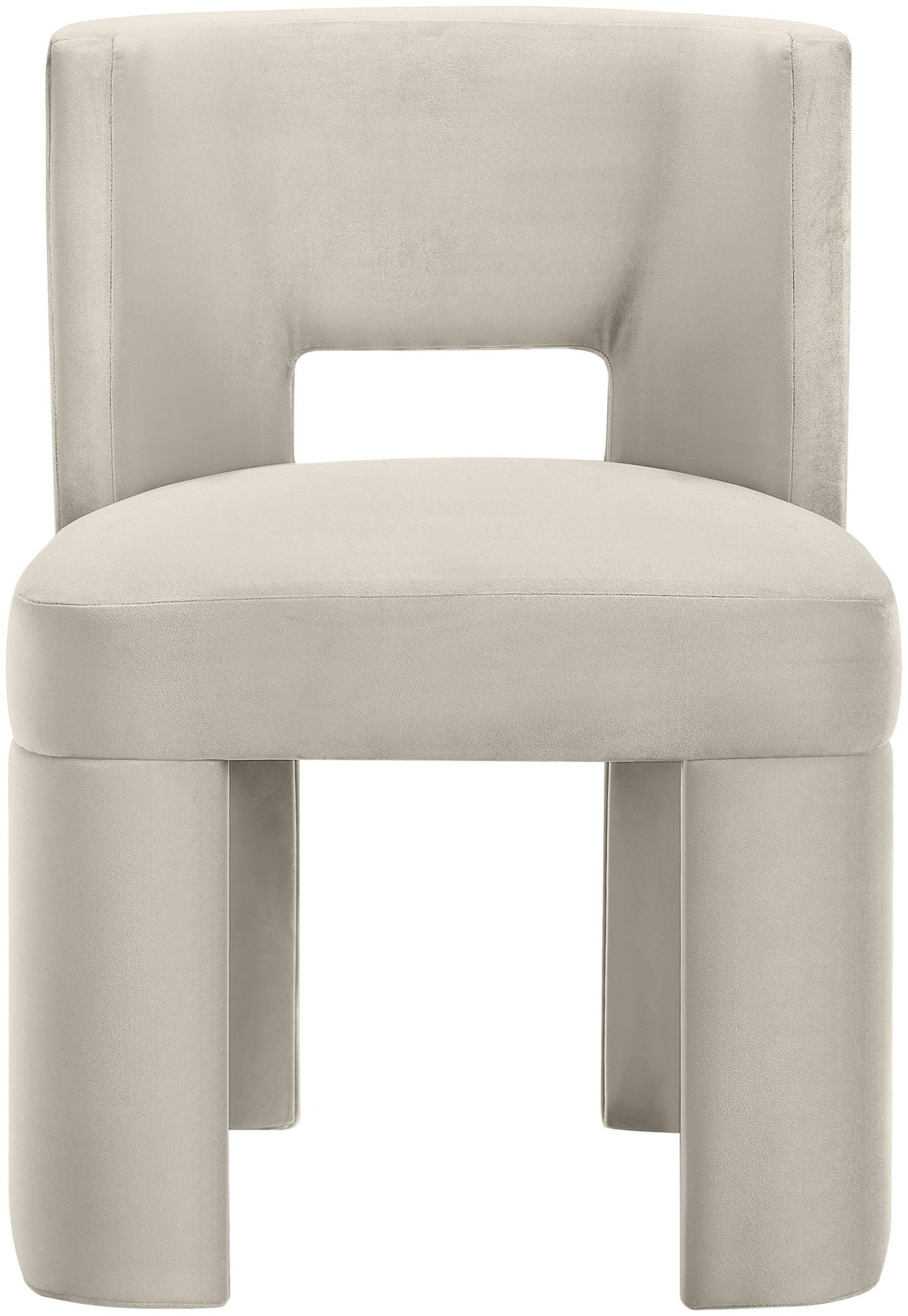 Zuno - Velvet Performance Fabric Upholstered Dining Chair (Set of 2)