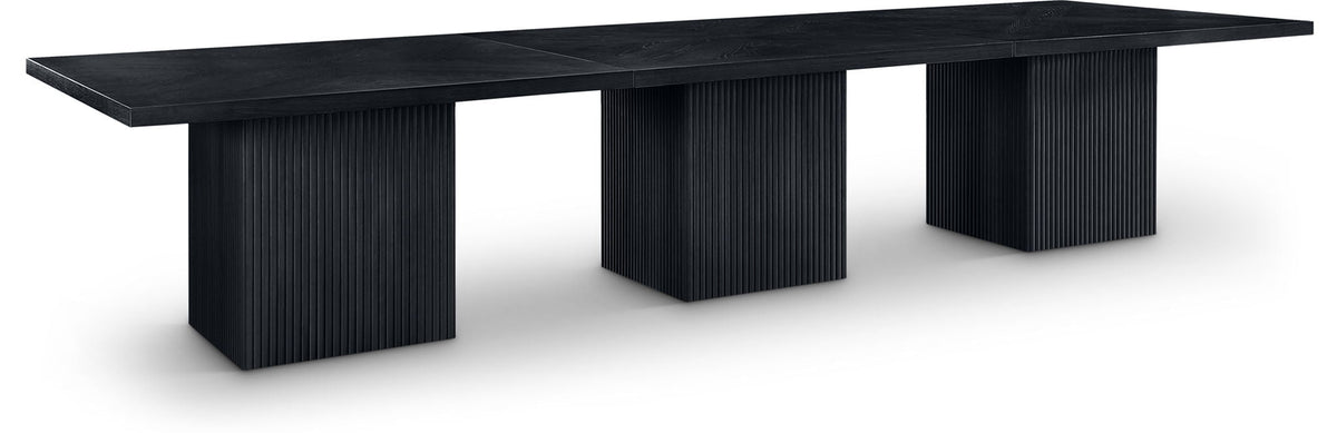 Belinda - Wood Mid-Century Modern Modular Dining Table - Black