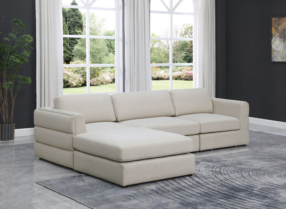 Beckham - 4 Piece Modular L-Sahped Sectional
