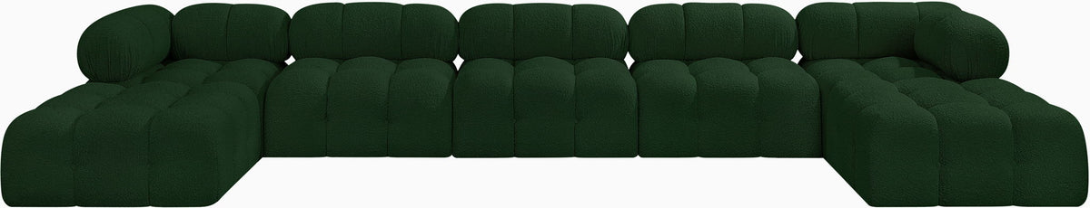 Ames - 7 Piece Fabric Modular U-Shaped Sectional