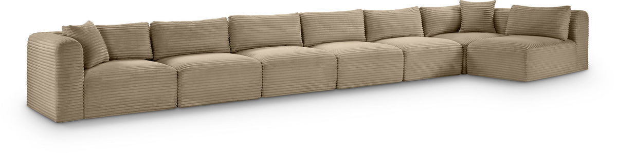 Shaggy - Fabric 7 Piece Modular Sectional