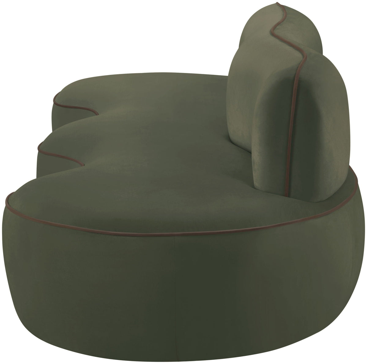 Swerve - Velvet 101" Upholstered Sofa