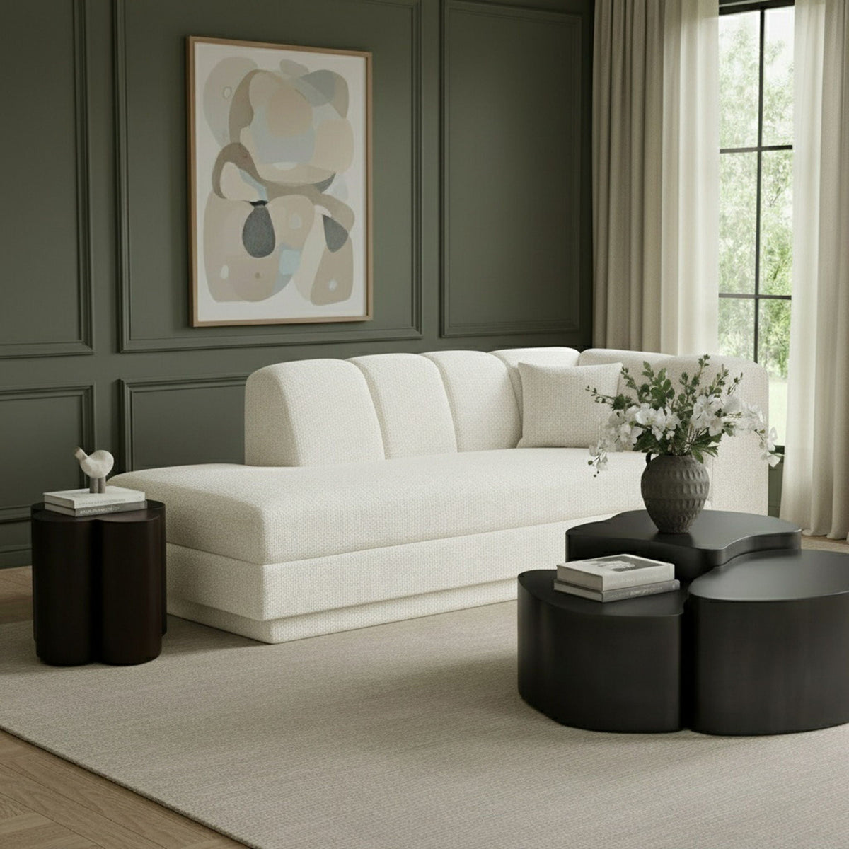 Modari - Fabric Upholstered Chaise