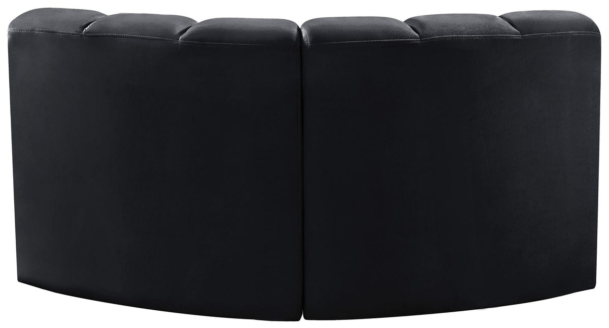 Arc - Velvet 2 Piece Modular Sofa