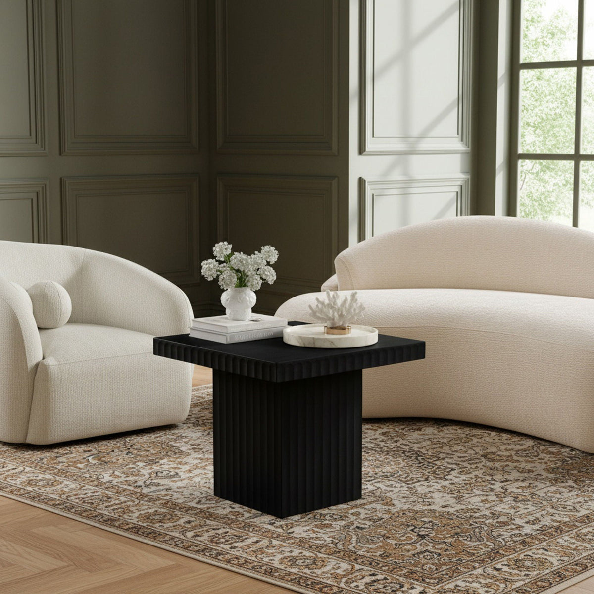 Spencer - 18" Oak Veneer Coffee Table