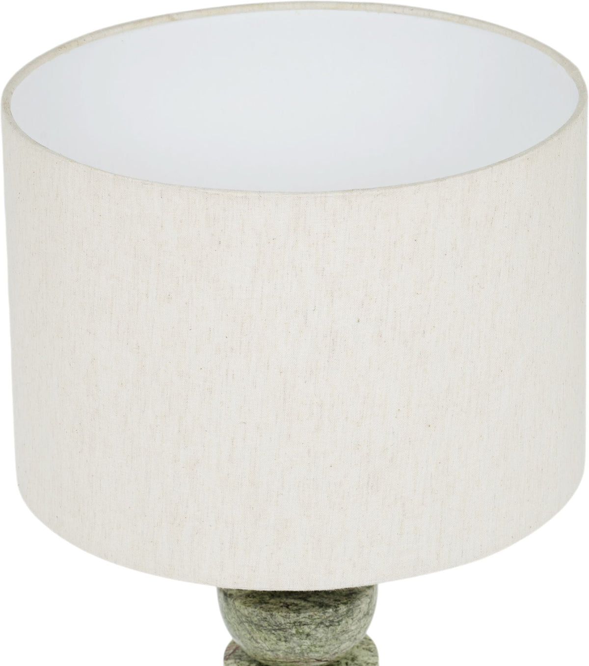 Opus - Linen Textured Fabric And Brass Table Lamp