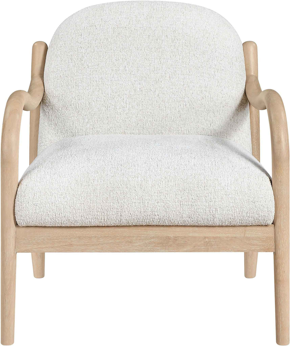 Helmsley - Performance Fabric Upholstered Accent Chair - Cream / Natural