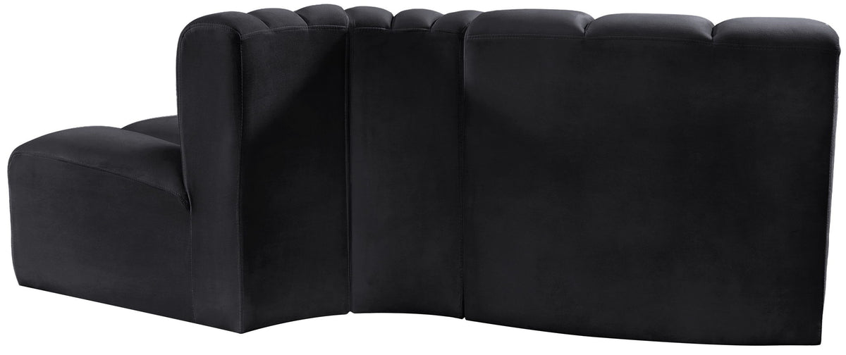 Arc - Velvet 3 Piece Modular Sofa