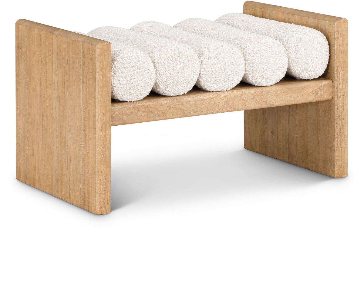 Waverly - Bench With Natural Frame