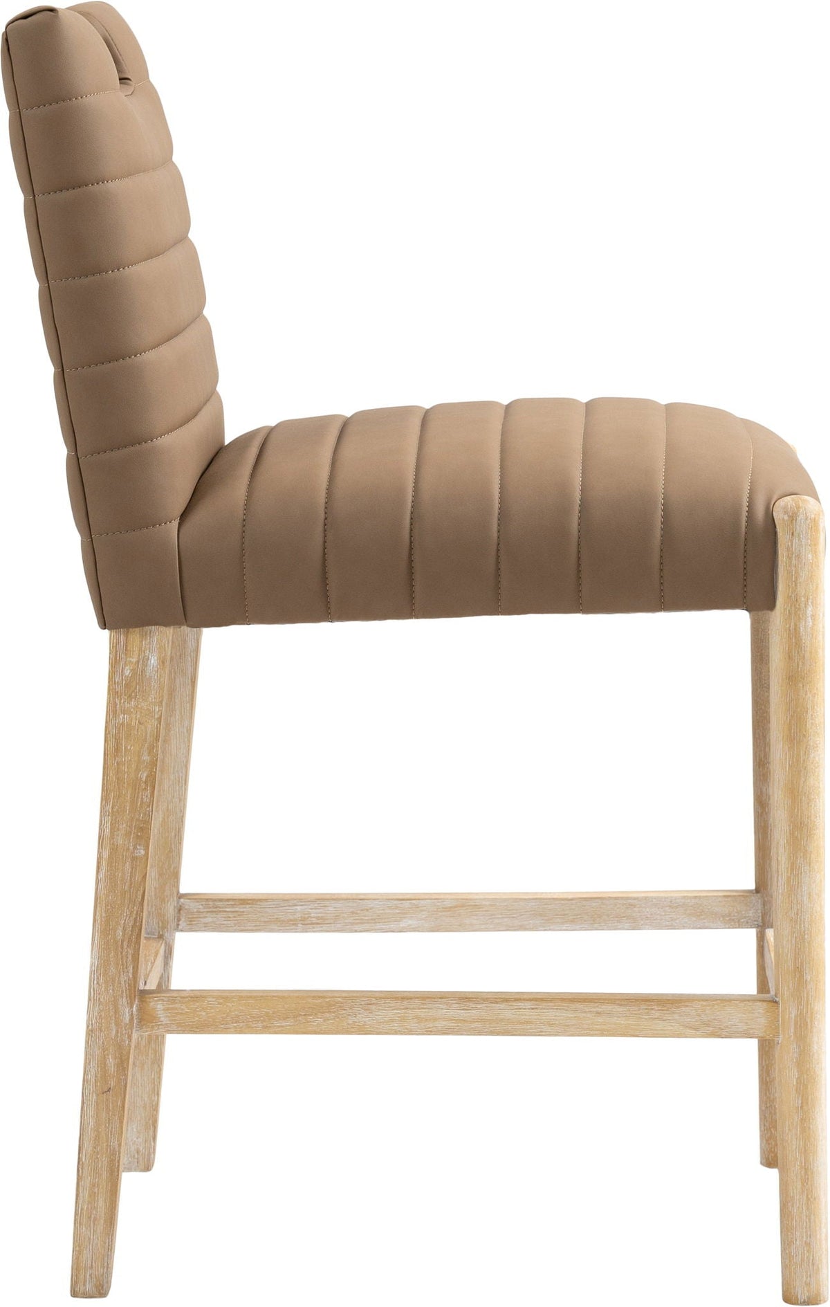 Aimee - Counter Stool - Light Brown Legs