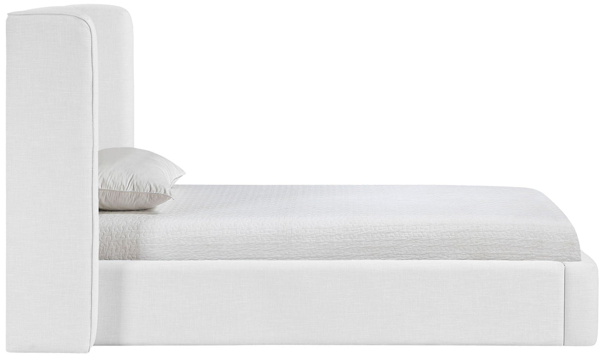 Kendall - Linen Textured Fabric Upholstered Bed