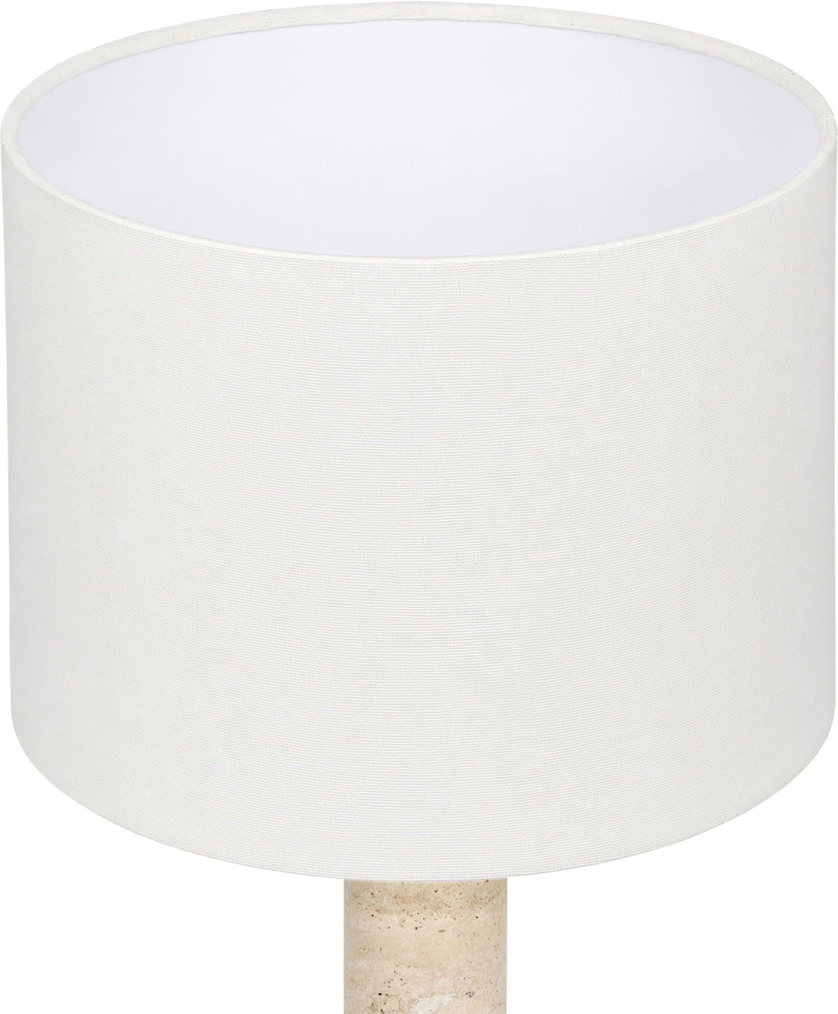 Opaline - Linen Textured Fabric And Brass Table Lamp