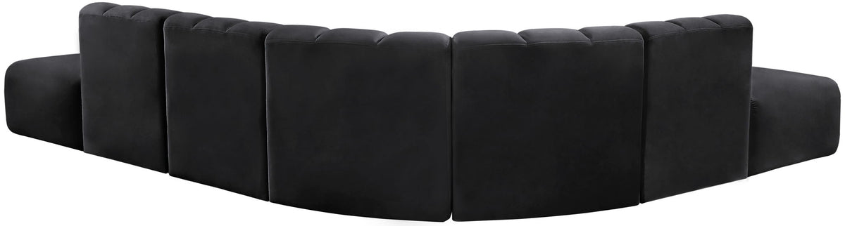 Arc - Velvet 7 Piece Corner Modular Sofa