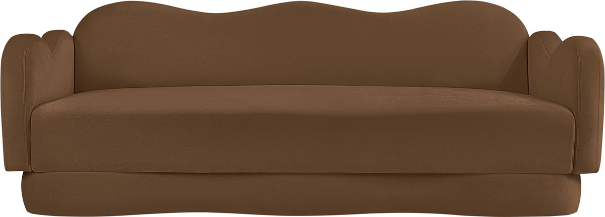Bloom - Velvet Sofa - Saddle