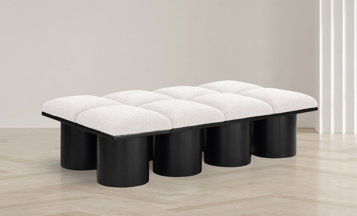 Pavilion - 8 Piece Modular Bench With Black Base