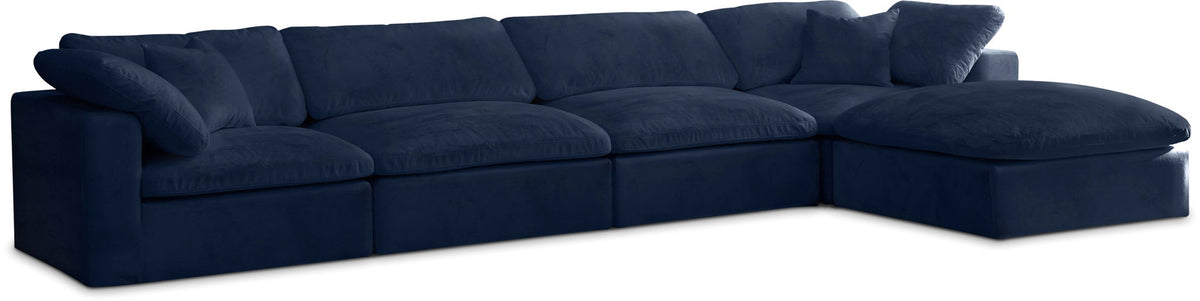 Cozy - 5 Piece Modular Sectional With Chaise