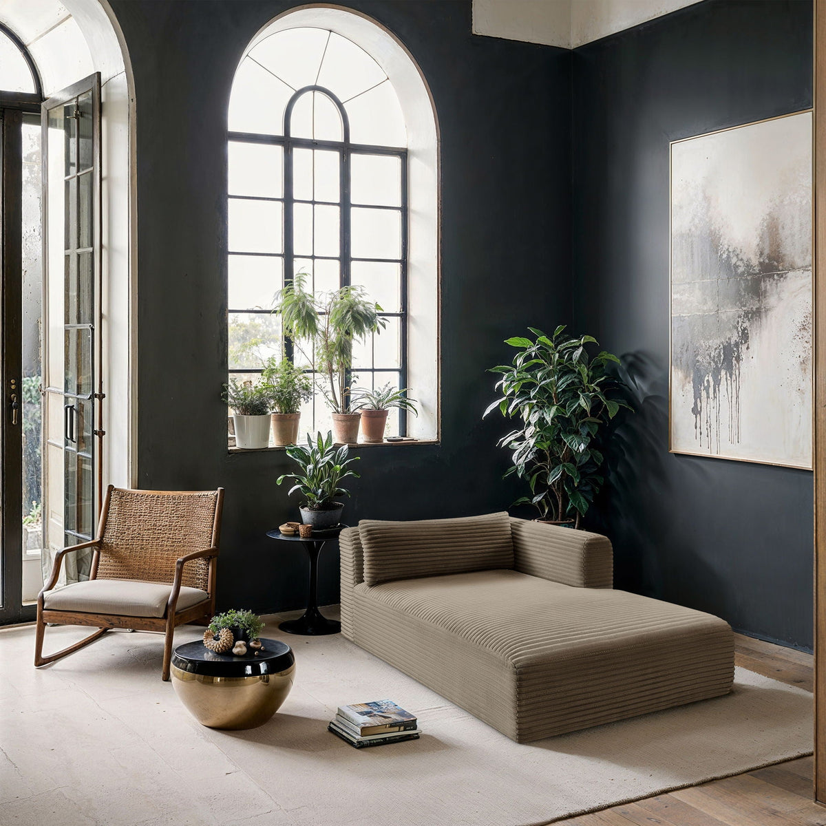 Shaggy - Fabric Chaise