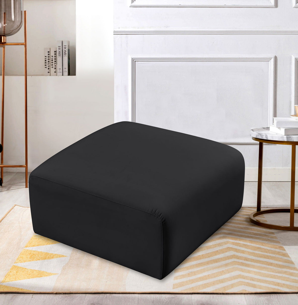 Arc - Faux Leather Ottoman