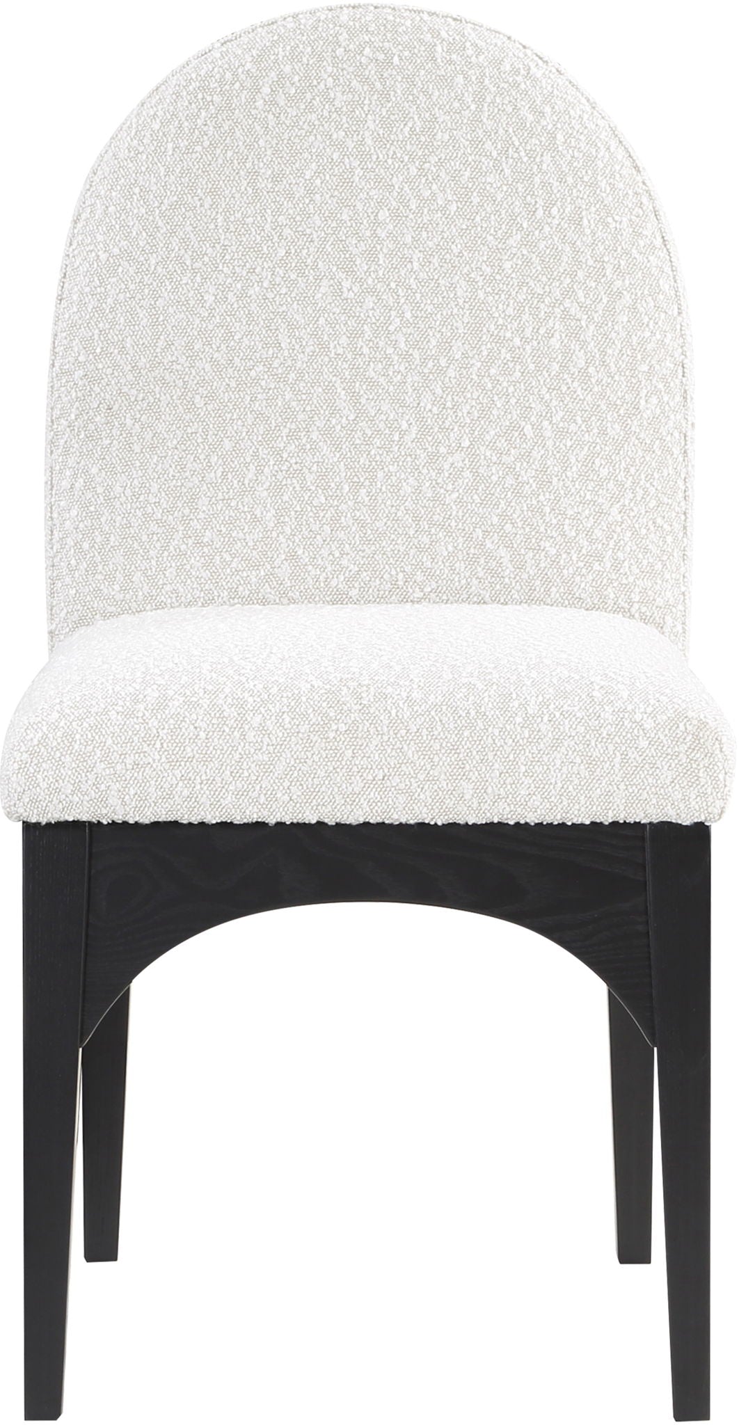Waldorf - Boucle Dining Side Chair With Black Legs