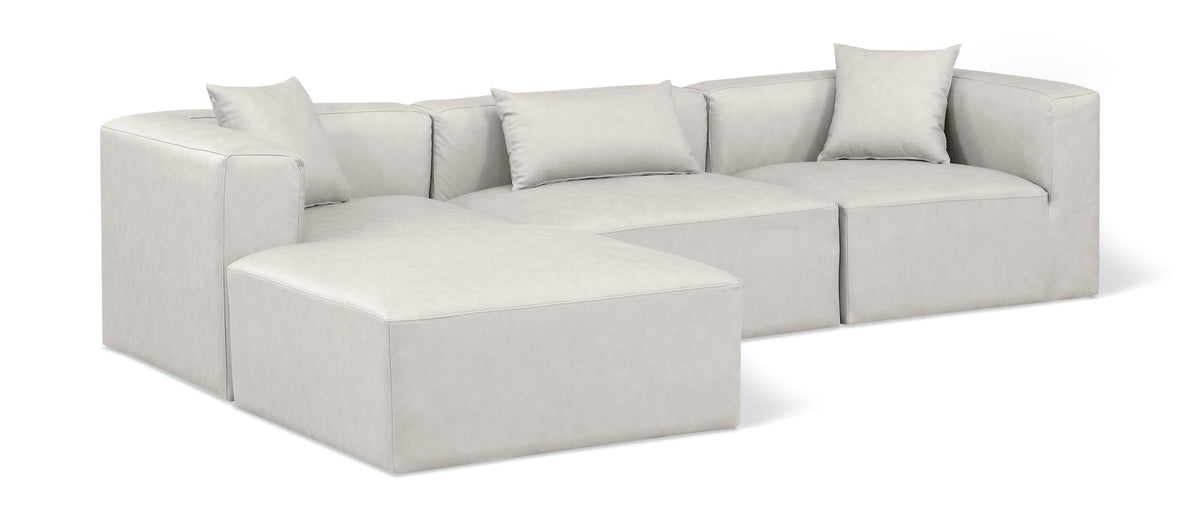 Cube - 4 Piece Modular Sectional With Chaise