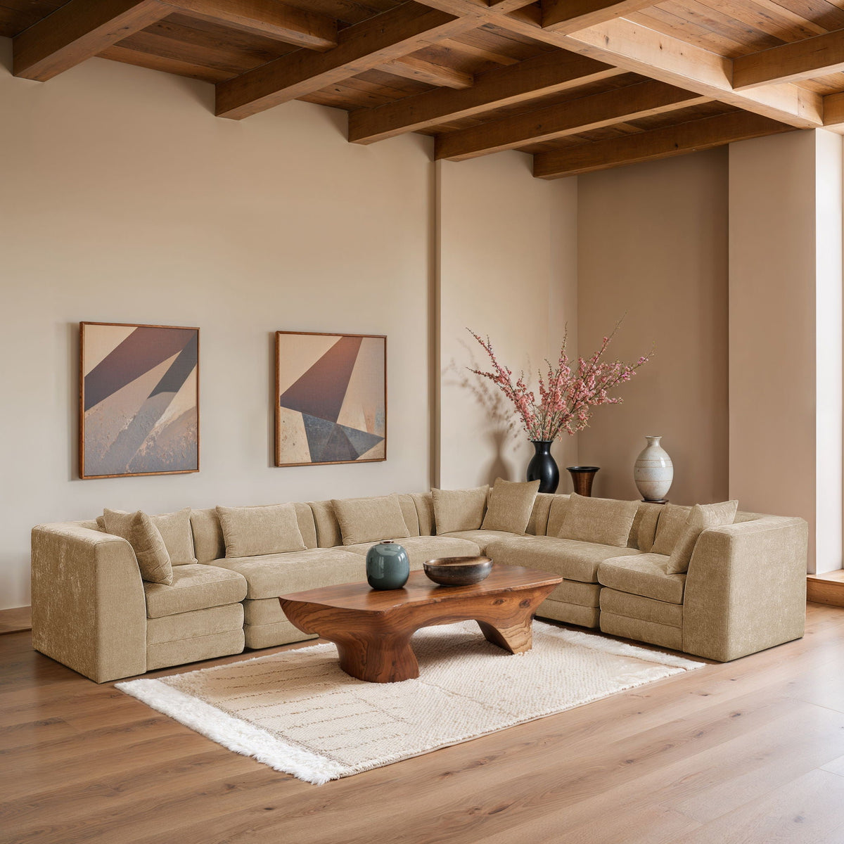 Stellar - 6 Piece Upholstered Modular Sectional