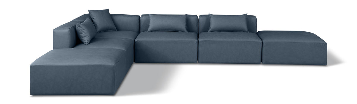 Cube - 6 Piece Modular Corner Armless Sectional