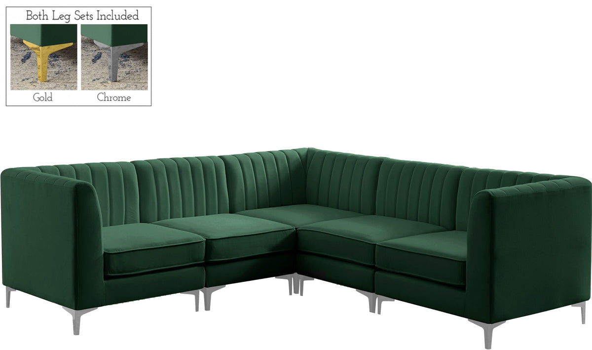 Alina - 5 Piece Modular Corner Sectional