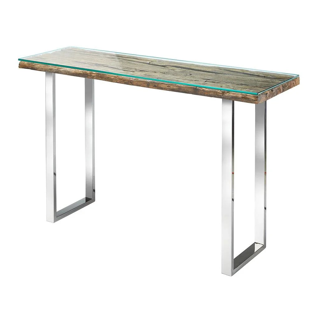 Utica Organic Railwood Console Table