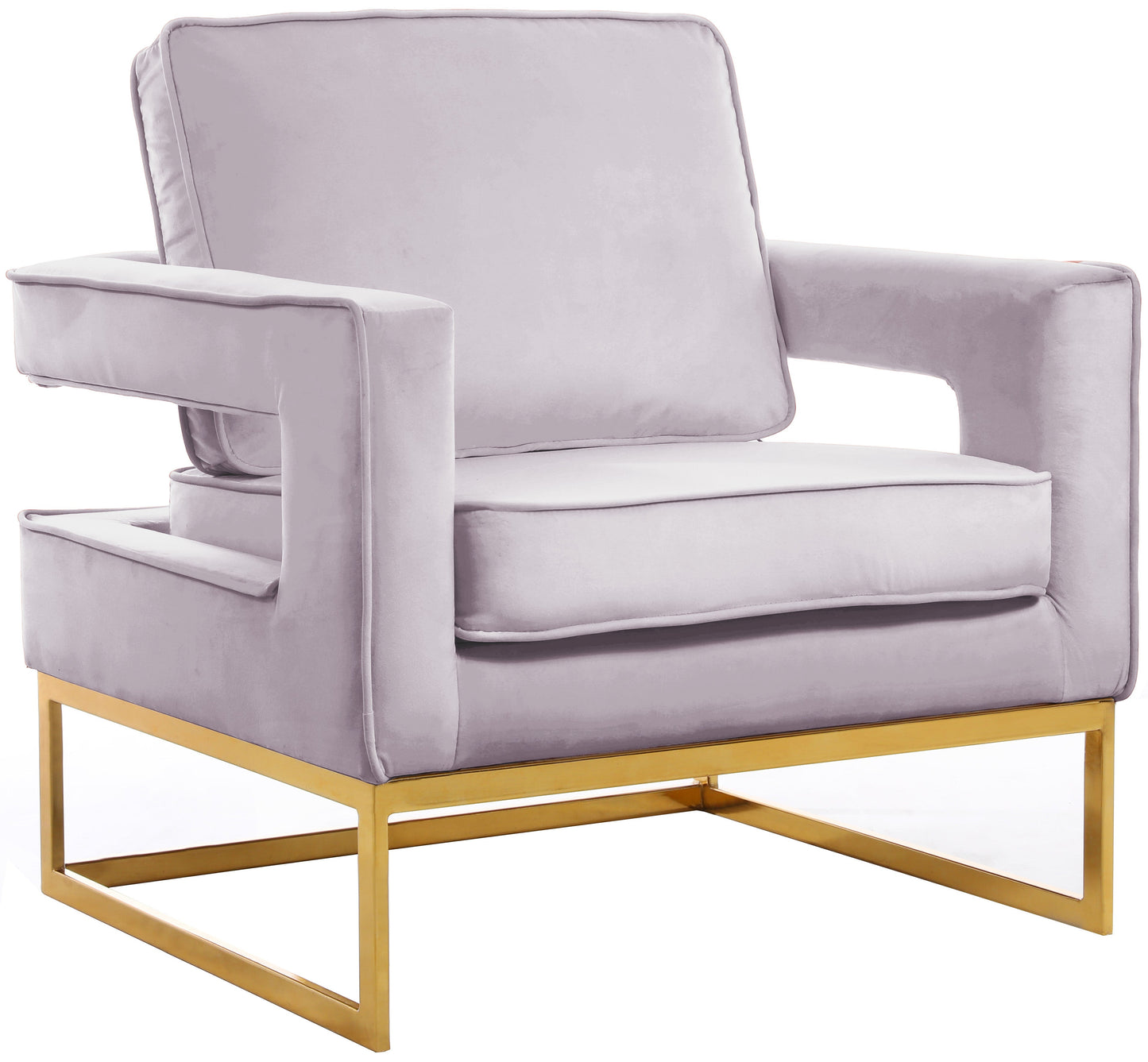 Noah Velvet Accent Chair - Furniture Depot