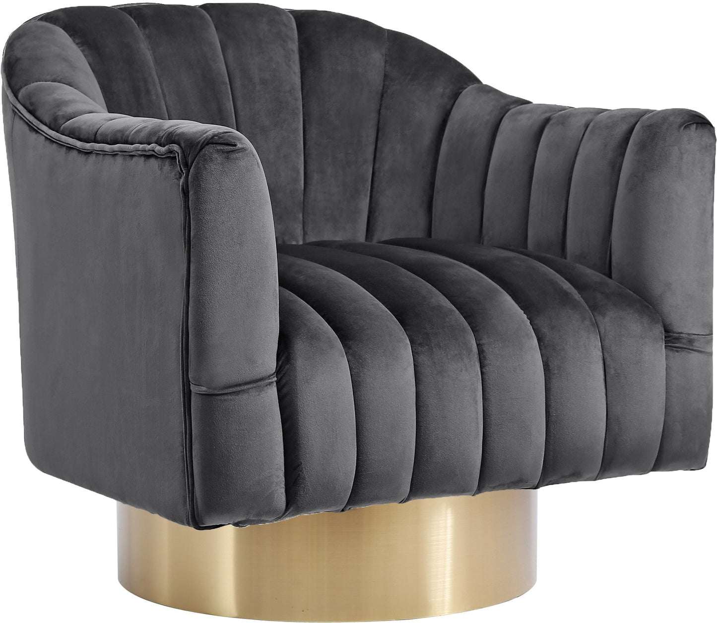 Farrah Velvet Accent Chair - Furniture Depot (7679270682872)