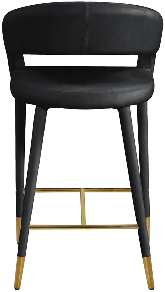 Destiny Velvet Stool - Furniture Depot (7679002050808)